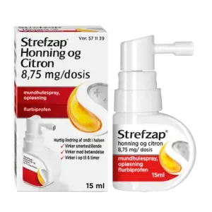 STREFZAP HONNING & CITRON 8,75MG/DOSIS