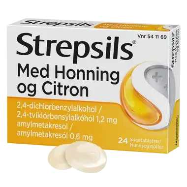 STREPSILS HONNING & CITRON SUGETABLETTER