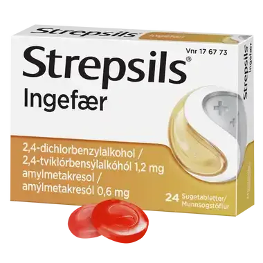 STREPSILS INGEFÆR SUGETABLETTER